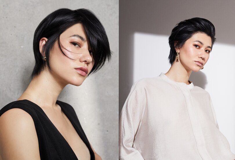 Glattes Haar glänzt 2023 mit einem Short Bob Frisuren glattes Haar 2023