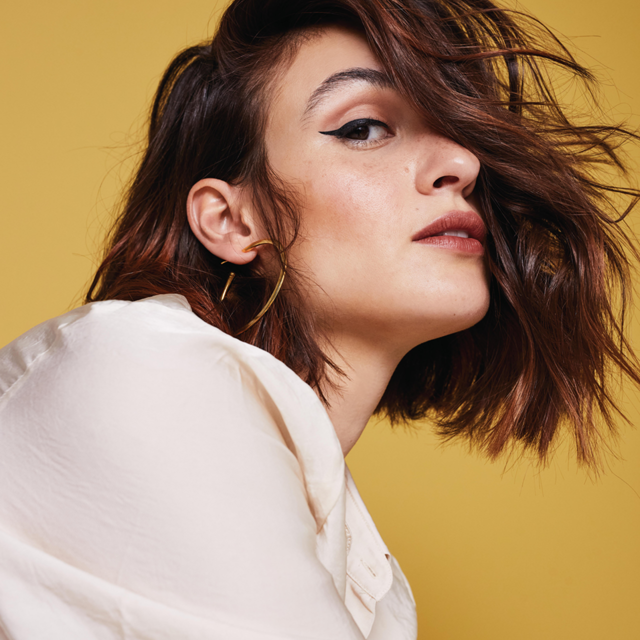 Chunky Highlights in dunklen Haaren Chunky Highlights dunkle Haare