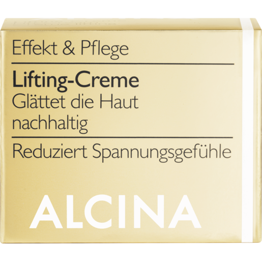Faltverpackung ALCINA Lifting-Creme für strapazierte und anspruchsvolle Haut