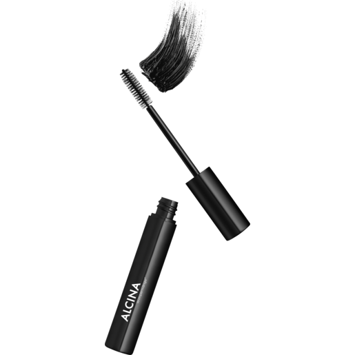 offene Wimperntusche mit Abrieb ALCINA Wimpernlänge Mascara für lange und dichte Wimpern