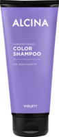 Tube ALCINA Color Shampoo für violette Haarfarben zur Auffrischung kühler Braun- und Rot-Nuancen in der Größe 200ml