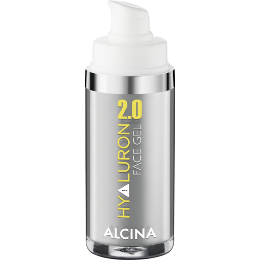 offener Pumpspender ALCINA Hyaluron 2.0 Face Gel für trockene Haut in der Größe 30ml