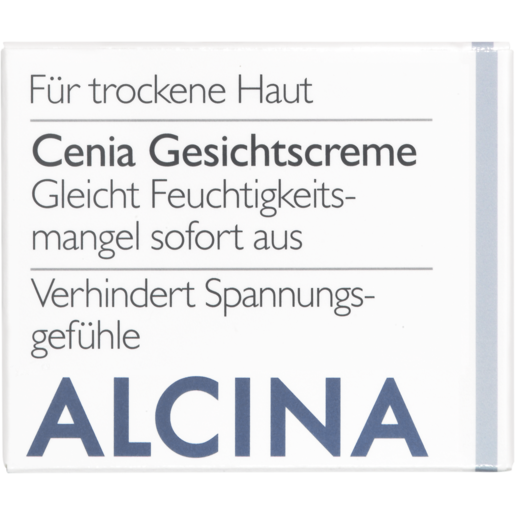 Faltschachtel ALCINA Cenia Gesichtscreme für Feuchtigkeitsmangel der Haut