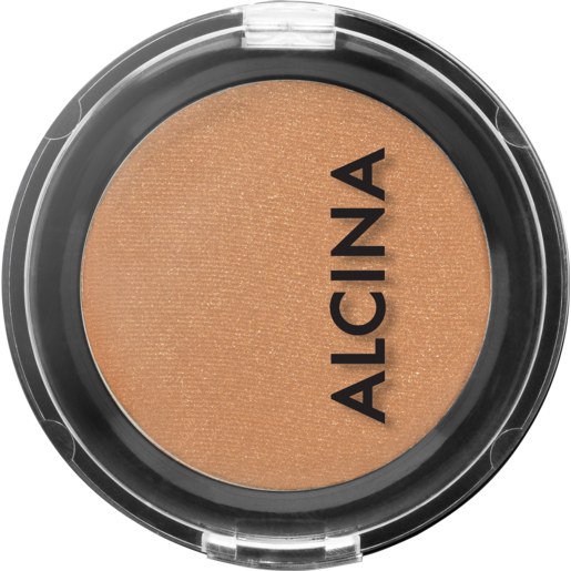 ALCINA Multi-use Lidschatten in der Farbe sandy beach - eine helle goldbraune Farbe mit leichtem Schimmerpartikeln