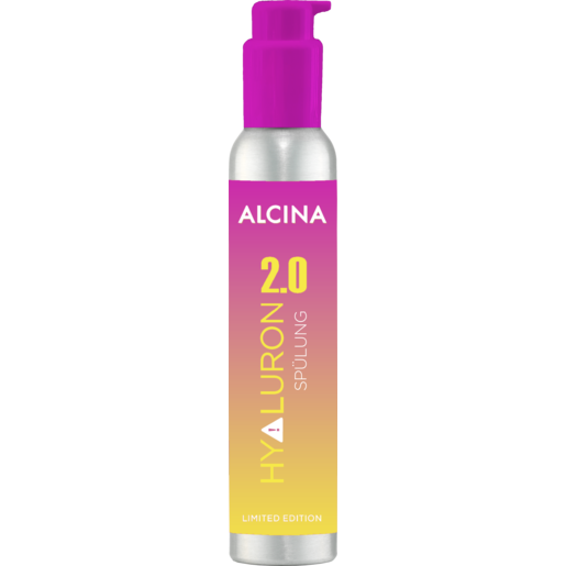 Pumpspender ALCINA Hyaluron 2.0 Spülung Limited Edition für trockenes Haar in Reisegröße 100 ml