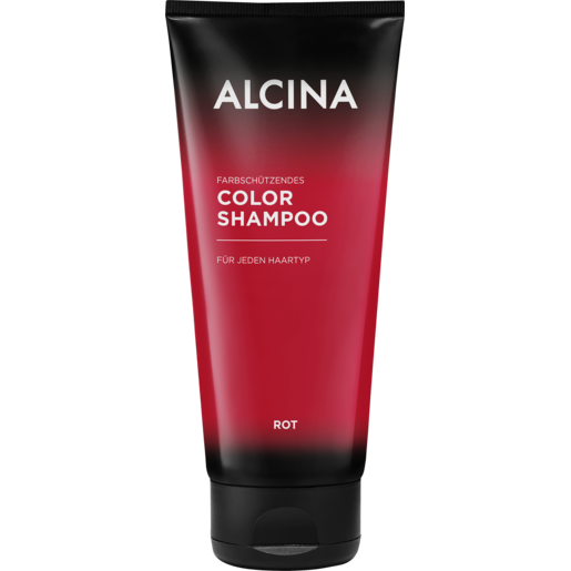 Produktabbildung Tube farbschützendes ALCINA Color-Shampoo rot in der Größe 200 ml