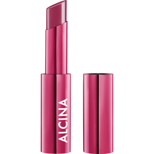 Offener Lippenstift ALCINA Nutri Lipstylo in der Farbe glazed berry für geschmeidig, weiche Lippen 