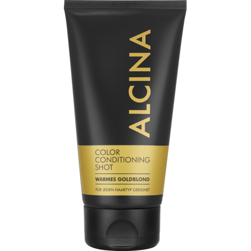Produktabbildung Tube ALCINA Color-Conditioning-Shot Gold in der Größe 150 ml für eine intensive Farbauffrischung