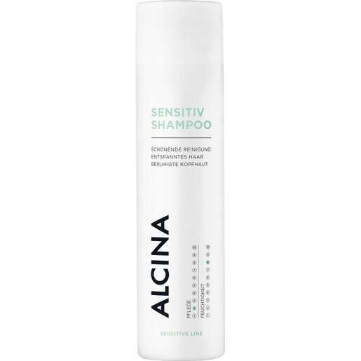 Produktabbildung Flasche ALCINA Sensitiv-Shampoo in der Größe 250 ml