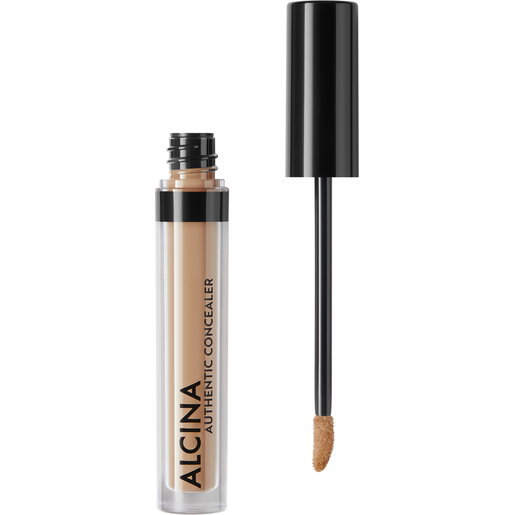 Applikator ALCINA Authentic Concealer mindert dunkle Augenschatten und feine Fältchen in der Farbe medium