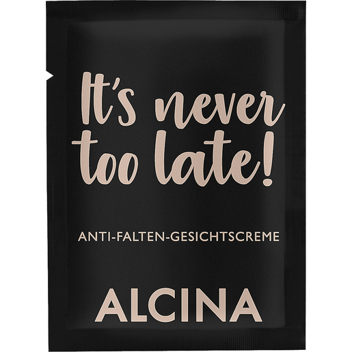 Sachet ALCINA It’s never too late Anti-Falten-Gesichtscreme schützt vor weiterer Hautalterung