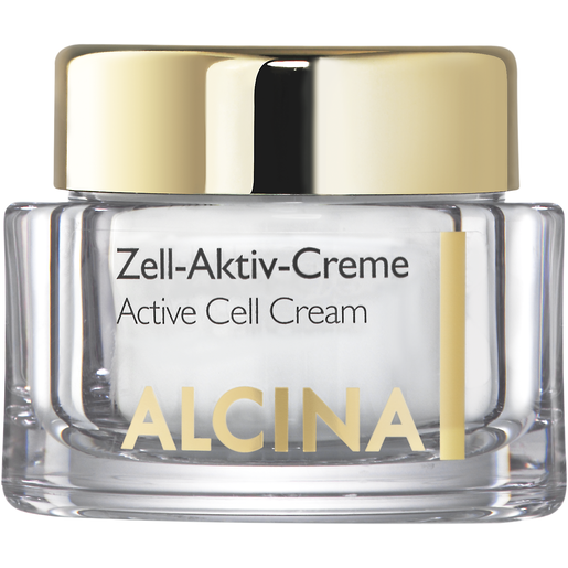 Tiegel ALCINA Zell-Aktiv-Creme für ein sofort glatteres Hautbild in der Größe 50ml