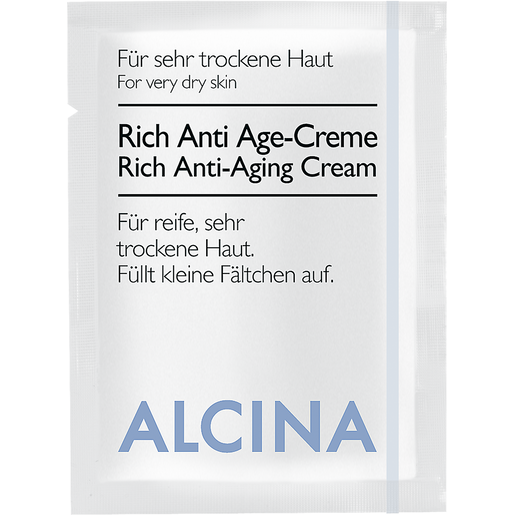 Sachet ALCINA Rich Anti Age-Creme für reife, sehr trockene Haut
