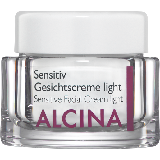 geschlossener Tiegel ALCINA Sensitiv Gesichtscreme für eine gereizte Haut in der Größe 50ml