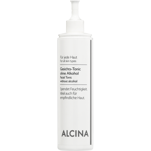 Pumpspender ALCINA Gesichts-Tonic mit Alkohol für alle Hauttypen in der Größe 200ml