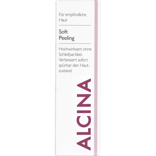Faltverpackung ALCINA Soft Peeling bei Couperose und Hautunreinheiten