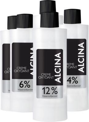 Flasche ALCINA Color Creme Oxydant Gruppe mit 6%, 12% und 4%