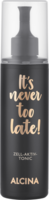 schwarze Applikatorflasche mit kupferfarbener Aufschrift ALCINA It's never too late Zell-Aktiv-Tonic, Inhalt 125 ml