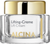 Produktabbildung gläserner Cremetiegel mit goldfarbenen Deckel ALCINA Liftingcreme Inhalt 50 ml