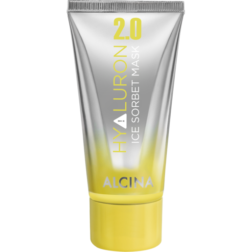 silberne Tube Hyaluron 2.0 Ice Sorbet Mask, kühlt sofort die Haut, Inhalt 50 ml