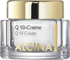 Produktabbildung gläserner Cremetiegel mit goldfarbenem Deckel ALCINA Q10 Creme Inhalt 50 ml