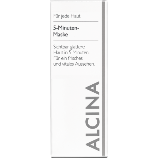 Produktabbildung Faltschachtel ALCINA 5-Minuten-Maske mit Rotweinextrakt für sichtbar glattere Haut in 5 Minuten