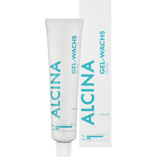 Tube und Faltverpackung ALCINA Gel-Wachs für einen natürlichen Halt in der Größe 60ml