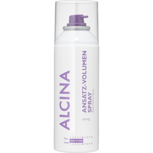 ALCINA Ansatz-Volumen-Spray Aerosol Sprühflasche mit transparentem Deckel ALCINA Ansatz-Volumen-Spray Aerosol für mehr Volumen und Halt am Ansatz in der Größe 200ml