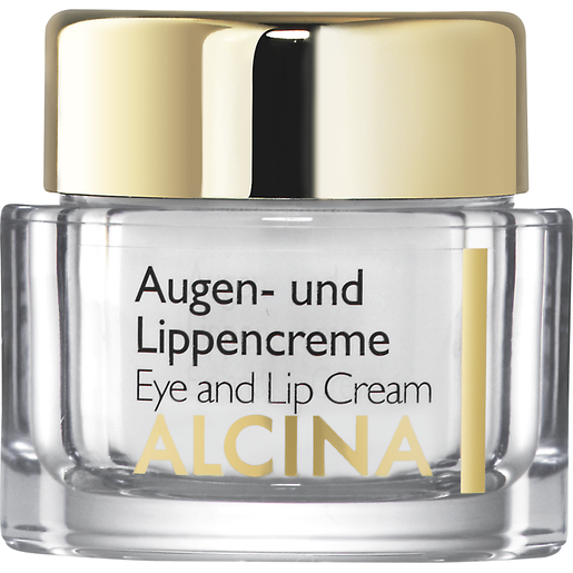 Tiegel ALCINA Augen- und Lippencreme für extrem trockene Haut bei Augen und Lippen in der Größe 15ml