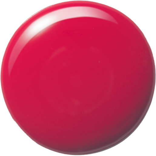 Ein runder Klecks in Nahaufnahme vom ALCINA Nagellack Raspberry Tart als Trendfarbe im Herbst und Winter 2025 2026