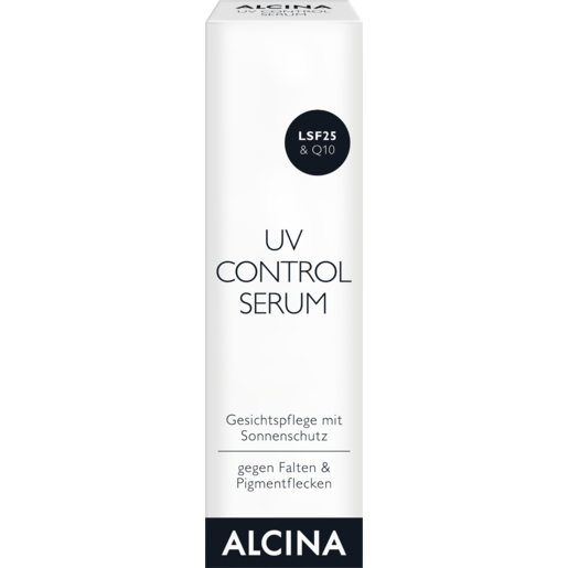 Faltverpackung ALCINA UV Control Serum schenkt müder Haut Energie in der Größe 50ml
