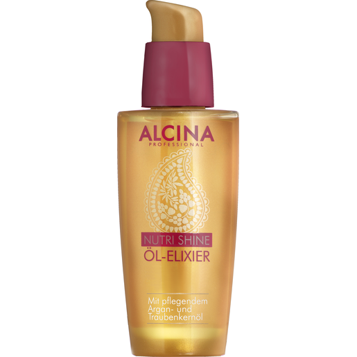 Pumpspender ALCINA Nutri Shine Öl-Elixier für mehr Geschmeidigkeit in der Größe 50ml